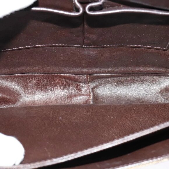 CELINE C Sulky Shoulder Bag Canvas Beige Auth - Picture 9 of 16